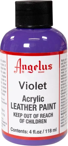 Miniatura 37 de Angelus - Pintura acrílica para cuero, 4 Fl Oz, color blanco - Pintura para cuero profesional flexible, resistente a grietas, arañazos
