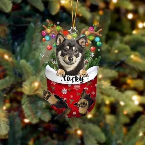 Miniatura 9 de Adorno de Navidad personalizado para perro Airedale Terrier en bolsillo de nieve, adorno para árbol de Navidad, idea de regalo para amantes
