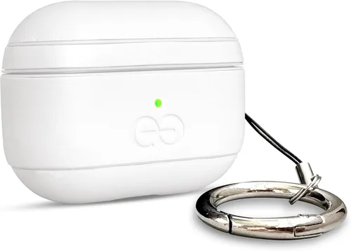 Miniatura 22 de Dreem Om - Funda para estuche con clip para llavero compatible con AirPods 1 y 2, funda de cuero vegano para Airpods para hombres y mujeres, Negro