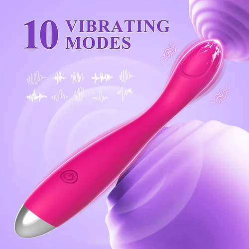 Miniatura 2 de Juguetes sexuales vibradores para mujeres con 10 modos de vibración, estimulador de punto G, vibrador femenino con silicona de grado médico e