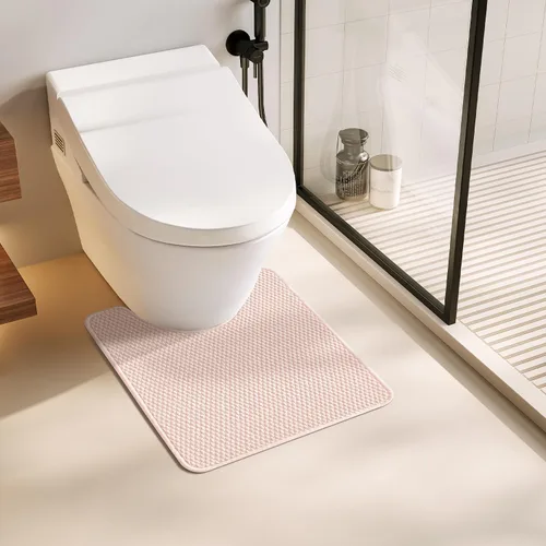 Miniatura 49 de TYUU Alfombras de Baño Antideslizantes Lavables, Tapete de Baño Súper Absorbente Delgado de Pila Baja para Secar Rápido, Alfombra de Baño Pequeña