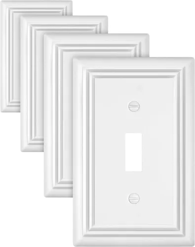 Miniatura 24 de Cubiertas de Enchufe Decorador Doble, Placas de Pared de Bronce Envejecido para Interruptor de Regulador, Enchufe GFCI y Receptáculo, Placas