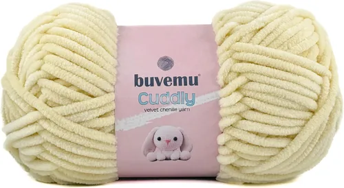 Miniatura 45 de Hilo de felpilla de terciopelo, súper suave y esponjoso, para tejer, hacer manualidades, color amigurumi, duradero para el desprendimiento, 3.53