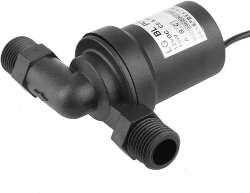 Miniatura 7 de HURRISE DC 12V 10W Calentador de agua solar Bomba de circulación sin escobillas Sumergible de bajo ruido 1/2 hilo Sistema de agua caliente para uso