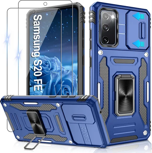 Miniatura 152 de Gritup para Samsung Galaxy S22 Funda con protectores de pantalla HD de 2 paquetes y cubierta deslizante para la cámara, protección contra caídas