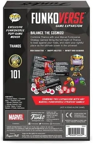 Miniatura 3 de Funko Games Funkoverse Marvel 101 - Thanos de Marvel Comics, juego de mesa de estrategia ligera para niños y adultos (a partir de 10 años), 2 a 4