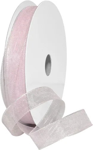 Miniatura 11 de Morex Ribbon Harmony Metallic, envoltura de regalos, decoración de boda, lazos, brillo brillante, 5/8" x 50 yardas, aguamarina