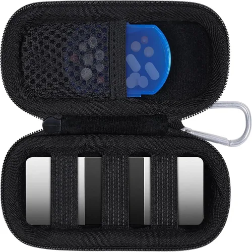 Aenllosi Funda protectora rígida para monitor Alivecor/KardiaMobile 6L Max/6L/1L EKG Monitor, color negro (solo funda)
