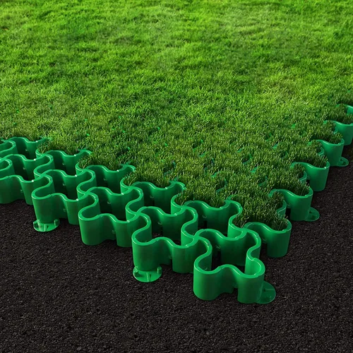 Miniatura 2 de Standartpark Adoquines permeables Vodaland EasyPave, rejilla de entrada de césped y grava, clase de carga A-D, adoquines 100% plástico reciclado