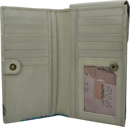 Miniatura 3 de Anna by Anuchka - Cartera de cuero genuino pintada a mano para mujer