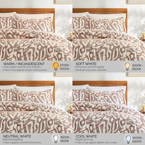 Miniatura 8 de Southshore Fine Living, Inc. Juego de funda de edredón Cali King de gran tamaño, funda de edredón de color rojo óxido, ropa de cama de microfibra 29