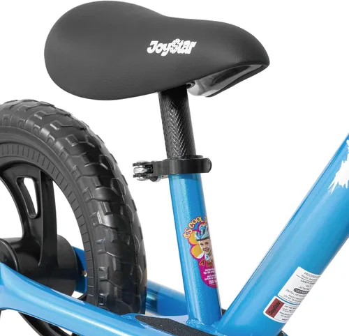 Miniatura 9 de JOYSTAR Bicicleta de equilibrio de 12/14 pulgadas para niños de 18 meses a 5 años, bicicletas de equilibrio ligeras para niños pequeños con Azul