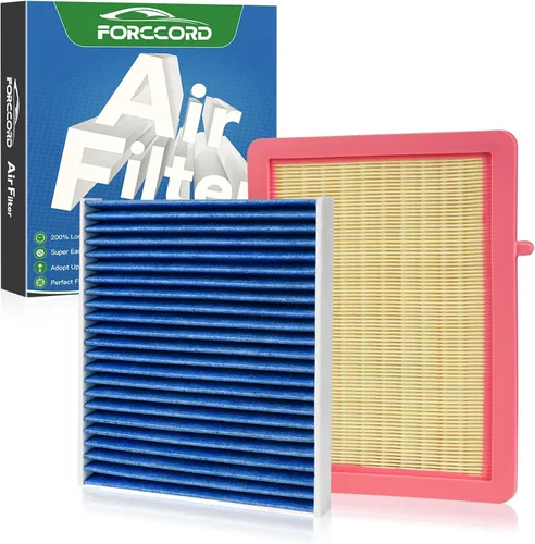 Miniatura 19 de Combo de Filtro de Aire de Cabina y Motor Forccord Compatible con Honda Civic 2016-2025 2026 2.0L, HR-V 2023-2026 2.0L Filtro de Cabina de Carbón