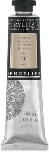 Miniatura 90 de Sennelier Acrílico para artistas extrafinos, 2.0 fl oz, luz verde cromo S3
