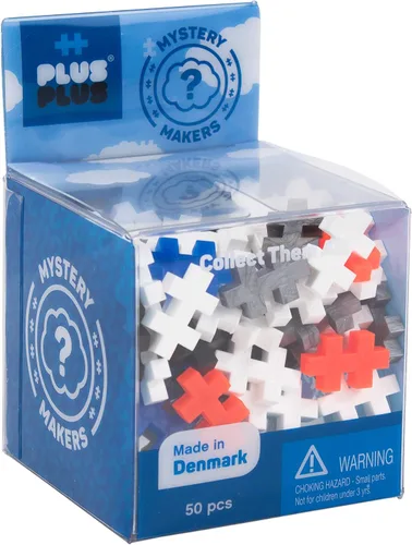 Miniatura 3 de Plus Plus Juego de 3 creadores de misterio – Robots, paquete 1 – Juguete de construcción de construcción de tronco de construcción entrelazado mini