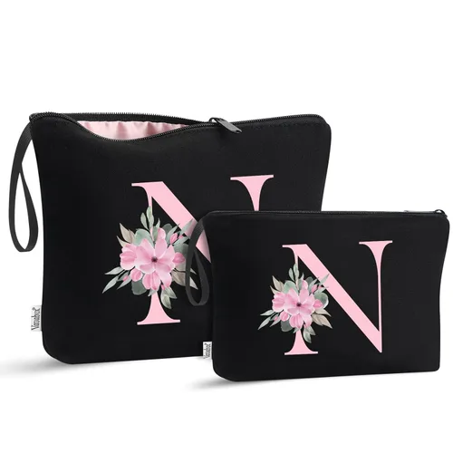 Miniatura 187 de Vavabox A-Z Bolsa de Maquillaje Personalizada, Regalos de Cumpleaños para Mujeres y Mamá, Regalos para la Mejor Amiga, Bolsa de Cosméticos