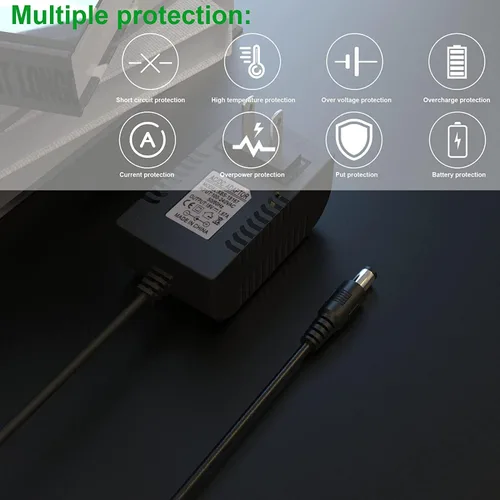 Miniatura 2 de Adaptador de fuente de alimentación de 12 V compatible con teclados Yamaha PA130, PA150, PSR, YPG, YPT y DD Series - Cable extralargo de 10 pies
