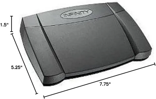 Control digital de pie VEC in-USB-2 Infinity con enchufe USB para computadora