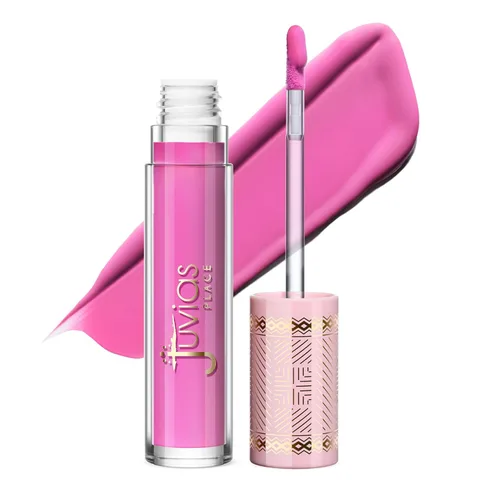 Miniatura 12 de Juvia's Place Smoothie Lip Gloss Pink Velvet - Brillo de labios crema hidratante con tonos rosa y malva - Brillos voluminosos no pegajosos - Brillo