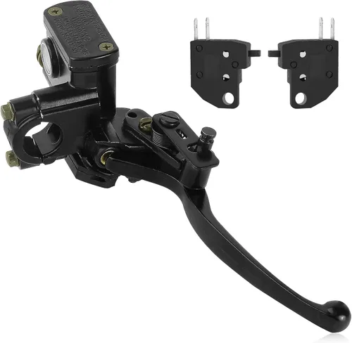 Miniatura 9 de Manillar derecho de 7/8 pulgadas, palanca de cilindro maestro de freno hidráulico para ATV Quad ciclomotor Pit Dirt Bike Niños motocicleta 50cc 70cc