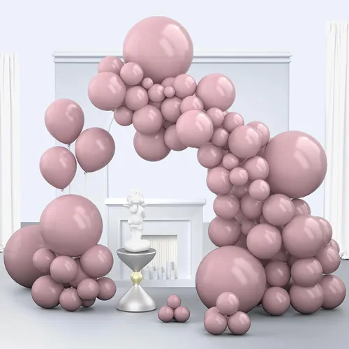Miniatura 16 de Globos color beige, 150 unidades de diferentes tamaños, paquete de globos de 18 pulgadas, 12 pulgadas, 10 pulgadas, 5 pulgadas, color marfil crema