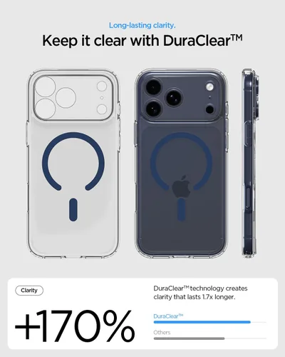 Miniatura 69 de Spigen Funda para iPhone 13 Mini, ultra híbrida MagFit [antiamarilleo] [compatible con Magsafe] - Transparente