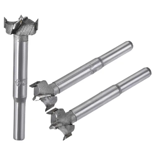 Miniatura 9 de uxcell Forstner - Brocas de taladro para madera, 0.906 in, 0.945 in, 0.984 in de diámetro, sierra de agujero de carburo, punta de acero de aleación