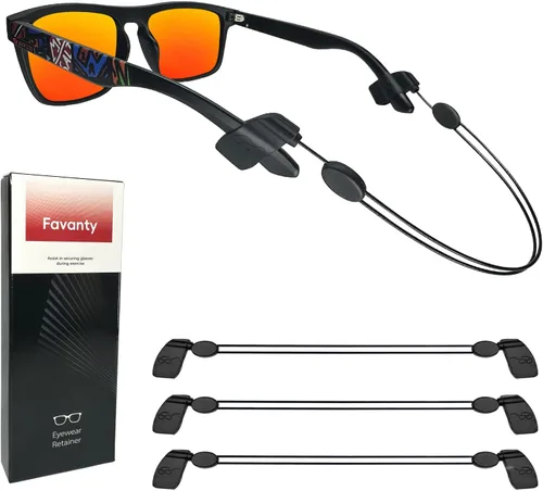 Correa ajustable para lentes de sol para deportes, correa antideslizante para lentes de sol para niños, mujeres y hombres, soportes para lentes de