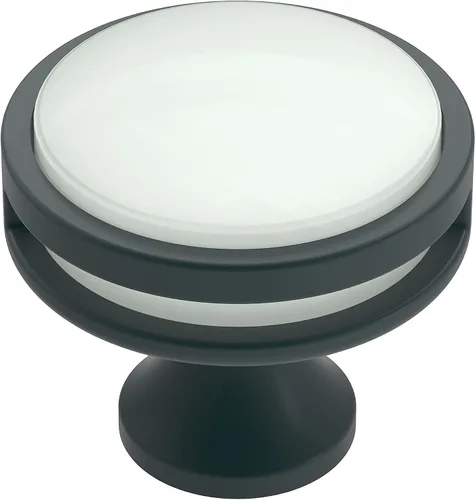 Miniatura 10 de Amerock Pomo para Gabinete Bronce Champán Pomo de Cajón de 1-3/8 Pulgadas (35 mm) de Diámetro Oberon Herrajes para Cocina y Baño