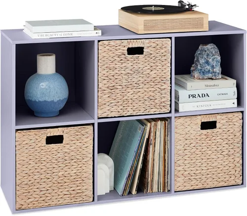 Miniatura 17 de Best Choice Products Organizador de almacenamiento de 6 cubos, abertura de estante de 13.5 pulgadas, estantería, librero, estante de exhibición