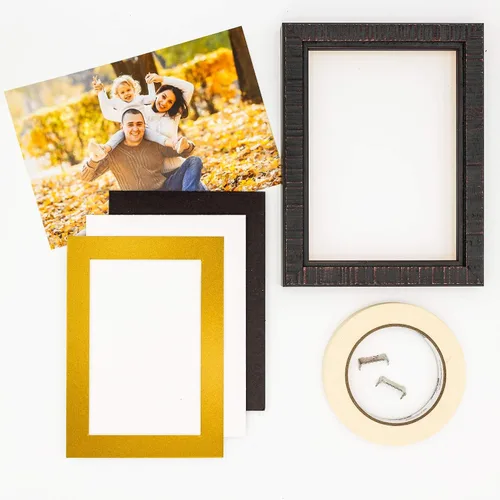 Miniatura 42 de 8.5x11 Mat for 11x14 Frame - Precut Mat Board Acid-Free Brown 8.5x11 Photo Matte Made to Fit a 11x14 Picture Frame, Premium Matboard for Family