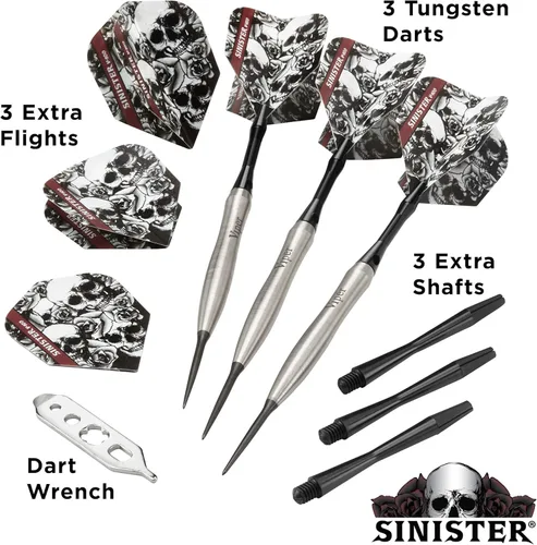 Miniatura 8 de Viper Dardos siniestros con punta de acero de tungsteno al 95%