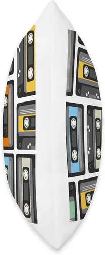 Miniatura 2 de Best 80s & 90s Lifestyle Fashion Gifts Tape Retro 1980s Mixtapes Radio Cassette Player Throw Pillow, 16x16, Multicolor