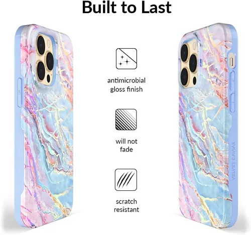 Miniatura 5 de VELVET CAVIAR Funda para iPhone 14 Pro Max Marble - Bonita funda protectora femenina para mujer compatible con MagSafe - probada en caídas de 10