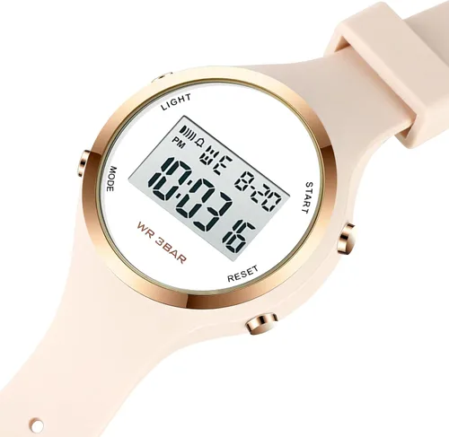 Miniatura 67 de Women LED Display Elecreonic Watch Fashion Chrono Alarm Digital Clock Woman Outdoor Sport Wirstwatch