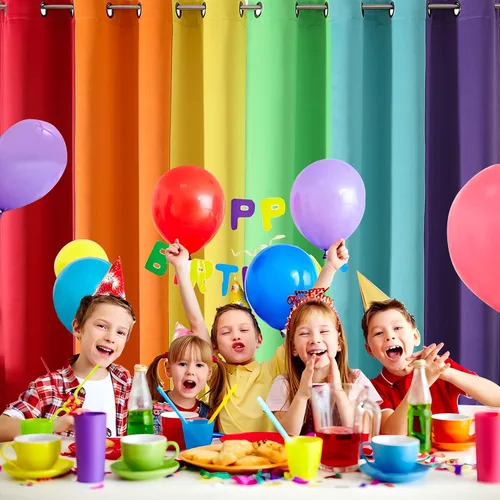 Miniatura 2 de THOOO Rainbow Blackout 2 paneles 52"x72