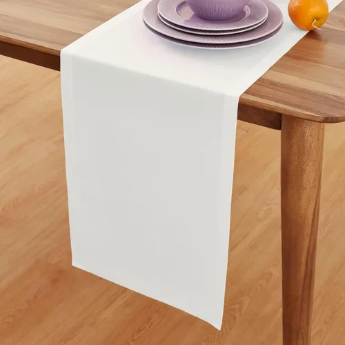 Miniatura 2 de Solino Home Dru – Camino de mesa de lino de algodón Zoe y Florence, manteles individuales y servilletas de cena