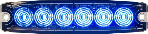 Miniatura 5 de Buyers Products 8892210 Luz estroboscópica LED de 5" ámbar/verde, 6 LED, 23 patrones de flash, carcasa de aluminio, luces de advertencia