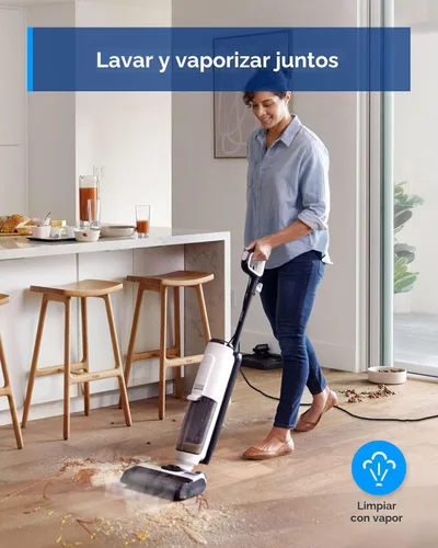 Miniatura 2 de Tineco Floor ONE S7 Aspiradora y trapeador a vapor inalámbrico todo en uno para limpieza húmeda y seca, lavadora de pisos para limpieza