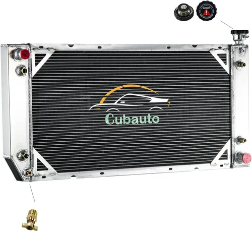 Miniatura 2 de Radiador de núcleo de 4 filas para Chevy GMC C1500 C2500 C3500 K1500 K2500 K3500 Suburban Tahoe Yukon Cadillac Escalade Truck 5.7L 7.4L Radiadores