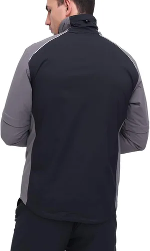 Miniatura 7 de fit space Chaqueta de lluvia de golf para hombre, impermeable, ligera, cortavientos