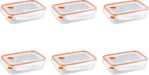 Miniatura 16 de Sterilite Ultra-Seal 3.1 tazas rectángulo, recipiente hermético para almacenamiento de alimentos, tapa con pestillo, apto para microondas