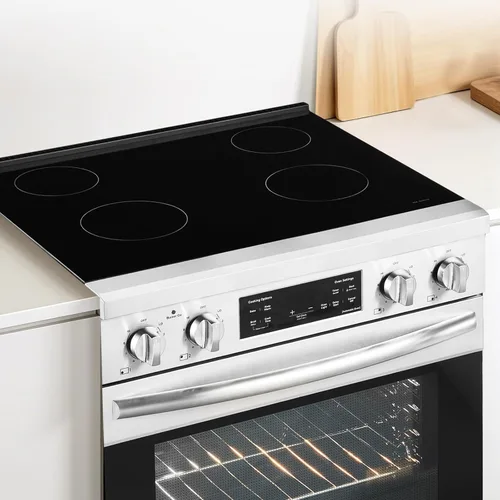 Miniatura 8 de VEVOR Estufa eléctrica de 30 pulgadas, horno de 4.8 pies cúbicos de capacidad, estufa de cocina de acero inoxidable compacta independiente, con 4