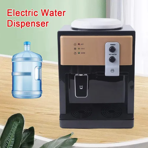 Miniatura 3 de Dispensador de enfriador de agua, 3 ajustes de temperatura, dispensador de enfriador de agua de carga superior para el hogar, oficina, escuela