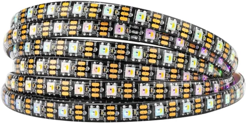 Miniatura 16 de BTF-LIGHTING RGBW RGB+Blanco Frío SK6812 (Similar WS2812B) 4 Colores en 1 Tira LED, Direccionable Individual, 16.4 pies, 60 píxel/m, 300LED Luz