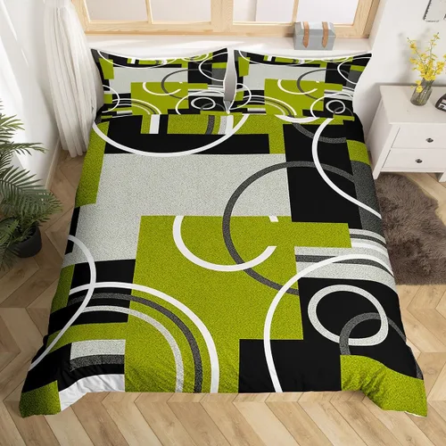 Miniatura 11 de Erosebridal Bohemian Duvet Cover Twin Country Southwestern Comforter Cover for Kids Teens Boho Aztec Arrows Diamond Bedding Set Black Gray Geometric
