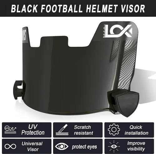 Miniatura 3 de Visera de fútbol - para cascos de fútbol juvenil y cascos de fútbol para adultos