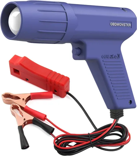 Pro Luz de temporización de encendido, lámpara estroboscópica de 12V para motor de gasolina, pistola de temporización de motor inductiva con flash