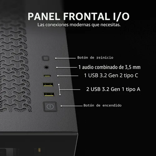 Miniatura 7 de CORSAIR iCUE Link 3500X RGB Mid-Tower ATX Carcasa para PC – Vidrio Templado Panorámico – Compatible con Placa Base de Conexión Inversa – 3X Negro
