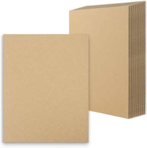 Miniatura 9 de Golden State Art, Paquete de 50 hojas de cartón corrugado de 5 x 7 pulgadas, almohadillas de cartón plano para embalaje, correo o manualidades